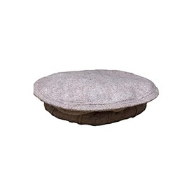 Pakol Wool Cap Afghan Handmade Hat Chitrali 100% Wool Pakul Cap - Taj Company (Light Brown)