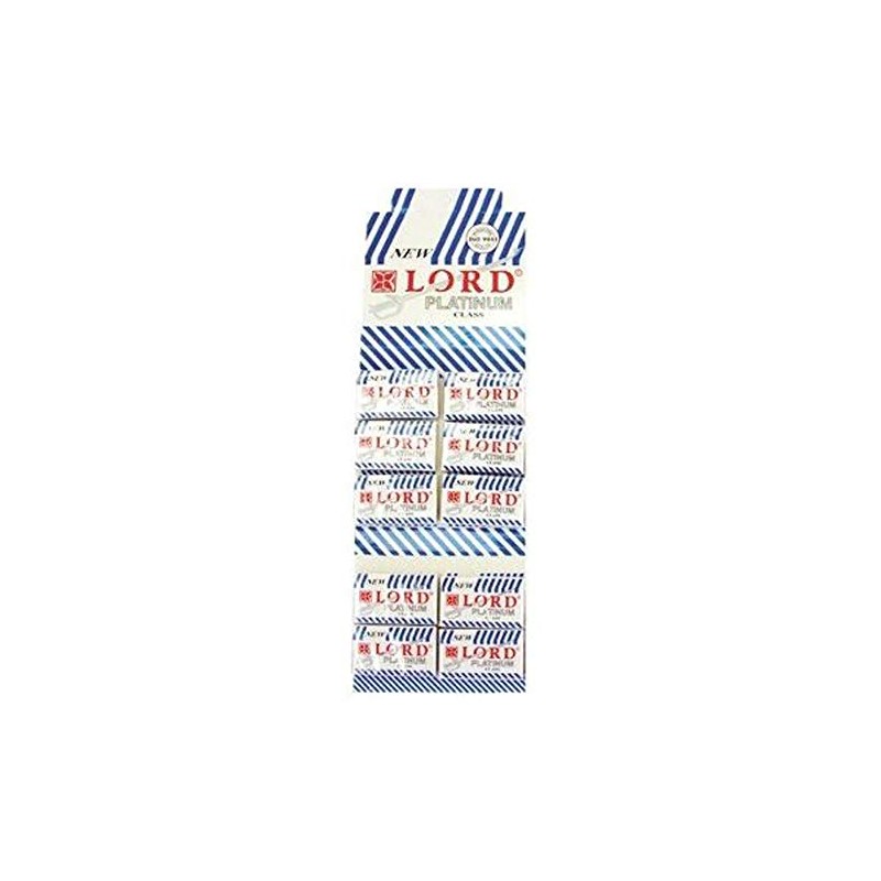 50 Lord Double Edge Safety Razor Blades Platinum Class