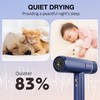 Ionic Hair Dryer with Diffuser and Concentrator, Professional Lightweight Quiet