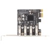 USB 3.0 PCIE Expansion Card PH64 2U/4U VL805 Chip 5Gbps