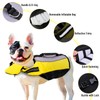 Dog Life Jackets with Handle Reflective Stripes Adjustable Fit Foldable