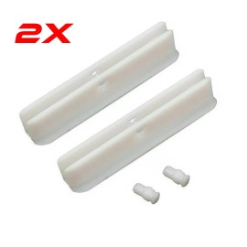 Chrome4urAuto Fits Fiat 500 500c Door Window Glass Run Channel Track Repair Guide Clip 07 - 20