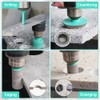 LEKOMESH Tile Hole Saw Kit - (6/8/10/25/35/50/65/100mm+20mm Finger Bit+50mm Chamfer