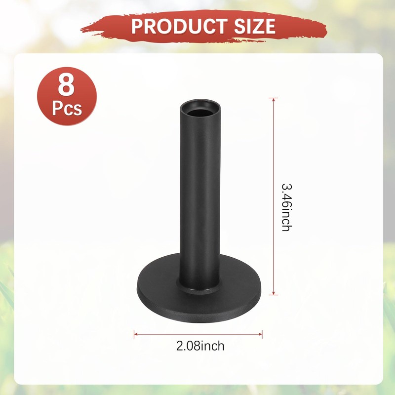 TIXIPEM 3.46IN Rubber Golf Tees [8PCS] - Flexible Stable Ball
