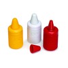 Joie Condiment Mini Squeeze Bottles with Nozzle Caps, Non-Stick Silicone,
