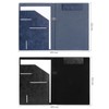 GeneX Leather Binder A4 Clipboard Bi-Fold Multifunction Binder Magnet Conference