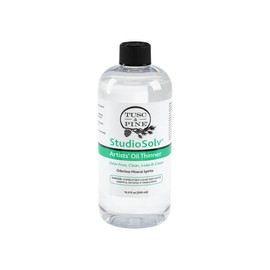 Tusc & Pine StudioSolv™ Odorless Mineral Spirits 16.9oz (500ml) - Purified Odor-Free Spirit Solvent for Thinning Oils, Artists, Painting Thinner, Professionals, & More!