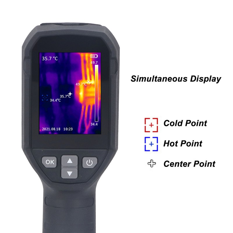 IR Infrared Thermal Imager Handheld Thermal Imaging Camera for Floor