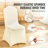 Happybuy Stretch Spandex Folding Chair Covers, Universal Fitted Slipcovers, Removable