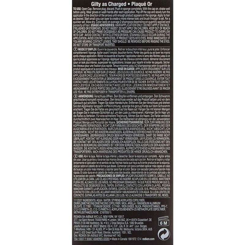 Redken Rotken Color Rebel Tempo Contemporary Hair Makeup – Brisk Blue (Pack