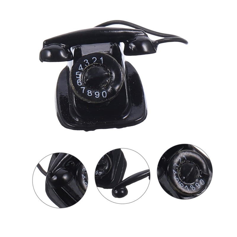 Toddmomy Doll House Phone Dollhouse Furniture and Accessories Dollhouse Miniature