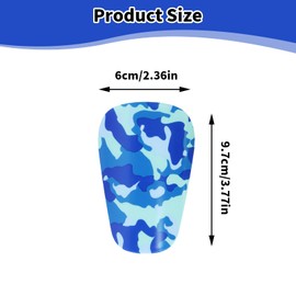 Luxvara 2 Pairs of Football Shin Pads, Shin Pads for Football Children, Shin Pads Small Children, Lightweight Breathable Shin Pads for Training Games (Green, Blue)