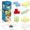 32pcs Tetra Tower Games, 2-4 Player Fast Stacking Blocks Balance