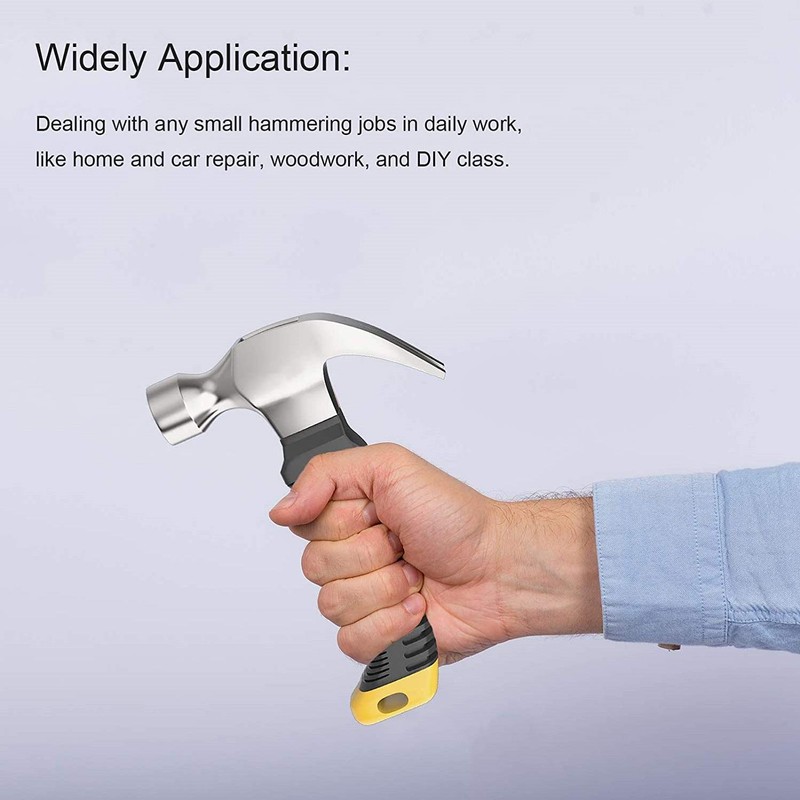8 Oz Claw Hammer, Camping Hammer,Small Hammer for Women,Nail Hammer,Kids