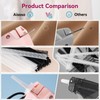 Aisoso Stitch Gun for Clothes, Pink Handheld Stitching Gun Quick