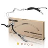 A-Premium Power Steering Pressure and Return Hose Line Assembly Compatible
