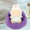 Lyreh Mini Bean Bag Chair for Dolls Seat, Purple Soft