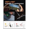 VAFOTON 9Pin Magnet Ladekabel (2Pack 2m+1m), 540 Grad USB Magnetisches