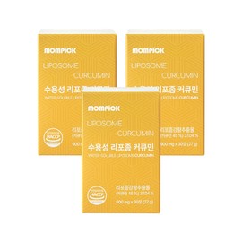 3 boxes of Mompick Water-Soluble Liposomal Curcumin Turmeric Powder Supplement / 맘픽 수용성 리포좀 커큐민 강황 가루 영양제 3박스