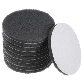 sourcing map 10pcs Drill Power Brush 5 inch Tile Scrubber Scouring Pads 1000-1200 Grit for Bathroom Kitchen Household Cleaning