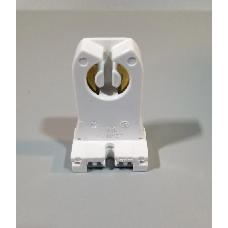 Leviton Medium Base, Bi-Pin, Linear Fluorescent Lampholder 660W-600V.