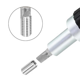 Leopacat Thread Repair Kit, Helicoil Thread Repair Kit, Metric Helicoil Kit Self Tapping Insert Reducing Nut Stainless Steel 10mm Female M4 X 0.7mm Male M6 1mm for Computers Lamps Molds 10Pcs