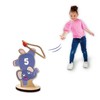 SES Creative 02312 - Ring toss, wooden animals with rope