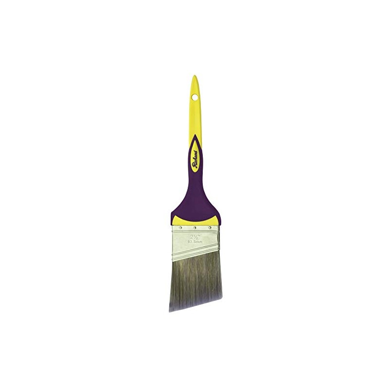 Richard 80842 Angular Paint Brush with SoftGrip Handle, 21/2"