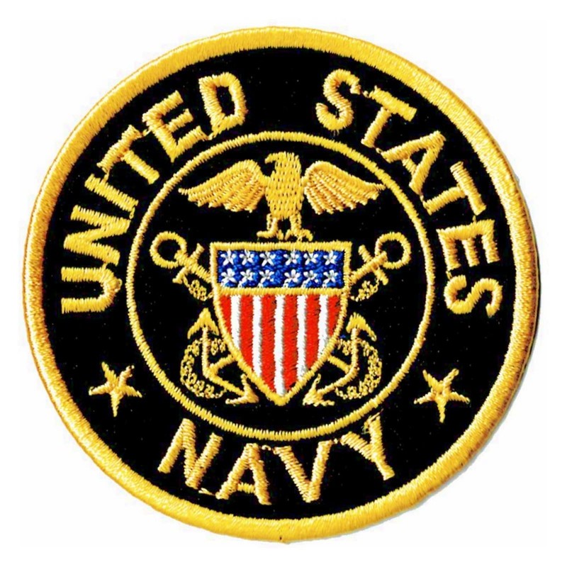 TOP GUN Embroidered Military Patch US Navy Officer M +