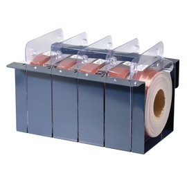 POWERTEC Emery Cloth Roll 5-Grit Assortment, 1" x 20 Ft. Abrasive Sandpaper Roll 150/240/ 320/400/ 600 Grits w/Metal Dispenser Box, Sandpaper Assortment for Automotive, Wood, Metal Sanding