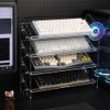 Bright Stone Acrylic Keyboard Display Stand,Mechanical Keyboard Storage Rack,Multilayer Acrylic