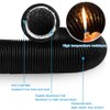 YIJUHOU 4 Inch 25FT Dryer Vent Hose, Non-Insulated Air Duct