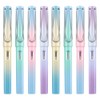 JUHNEED 8 Pcs Eternal Pencils Infinity Pencils with Eraser Gradient