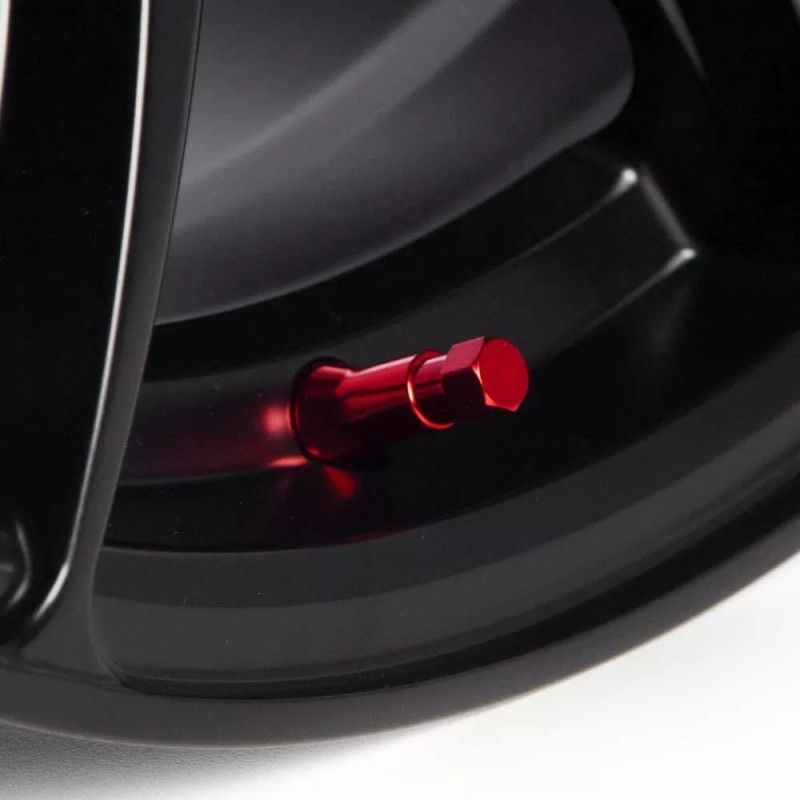 Circuit Performance Set Of 4 Red Rubber Valve Stems Tr413