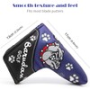Putter Cover Head Cover Fits Odyssey 2 Ball Magnetic Mallet