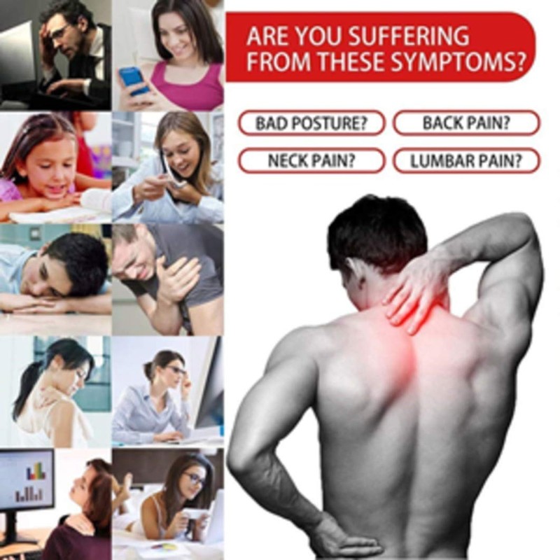 Adjustable Back Support Posture Corrector for Upper Back, Shoulder and