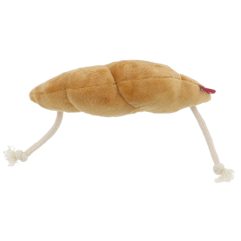 Petio Croissant Dog Toy, Sticky Bakery