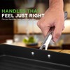 NutriChef 11’’ Nonstick Griddle & Grill Pan – Dishwasher Safe,