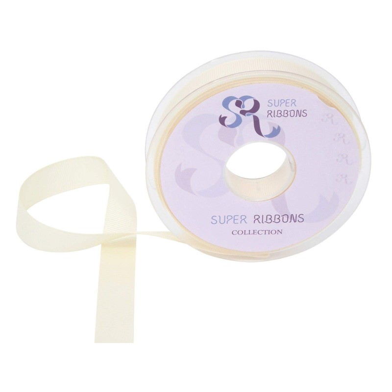 SR SUPER RIBBONS®™- Full Reel 6mm Grosgrain Ribbon, 20 Metres