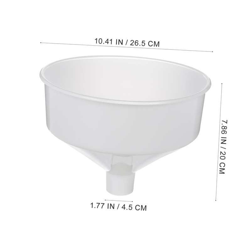Cabilock Large Diameter Funnel XXL Solid Plastic Funnel for Filling