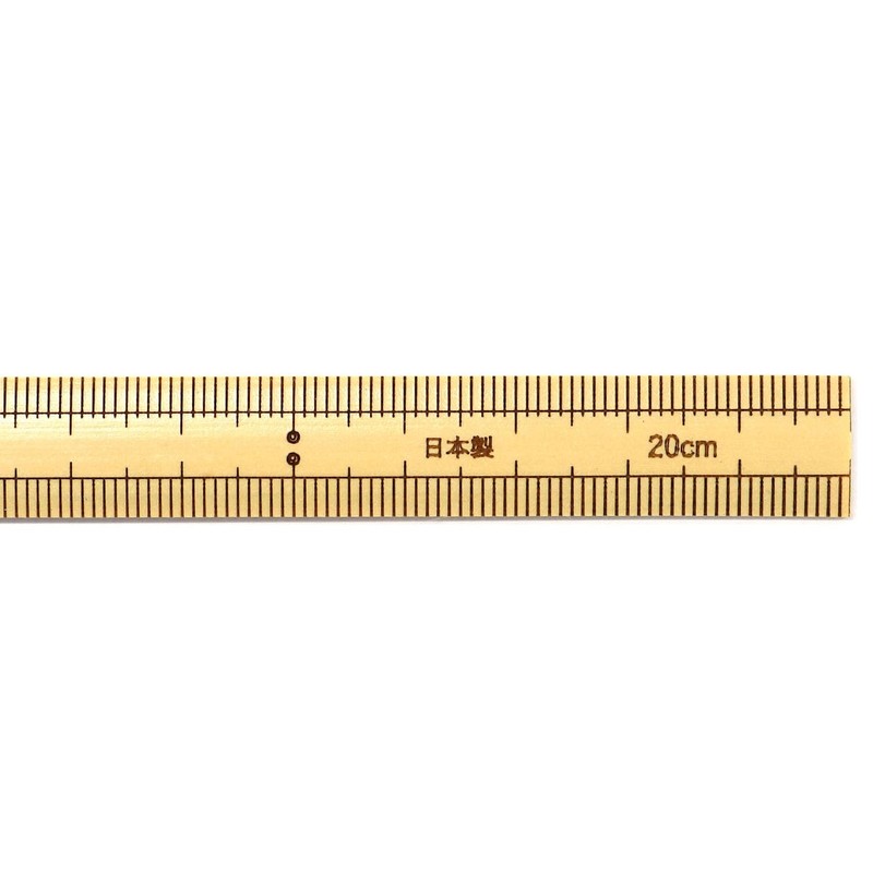 Kushida Measuring Instrument Manufacturing Co., Ltd. Bamboo Ruler 7.9 x