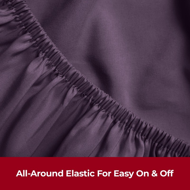 Mellanni Single Fitted Sheet - All Around Elastic - 30
