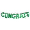 16 inch multicolor Congrats Letters Banner Gold Graduation Party Decorations