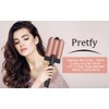 Pretfy Hair Curling Iron 3-Barrel 32mm Hair Waver Hair Curler