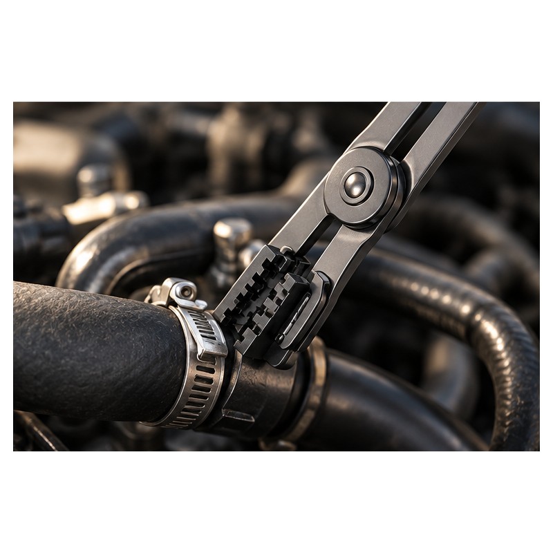 DKSTINYE Long Reach Locking Hose Clamp Pliers, Straight Jaw
