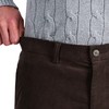 Haggar Men's Straight Fit Stretch Corduroy Pant, Brown
