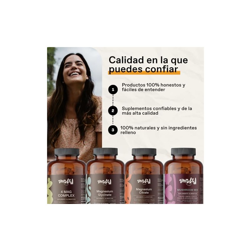 Unruled Mag Complex Magnesios Citrato Glicinato Treonato Malato Magnesio 300mg