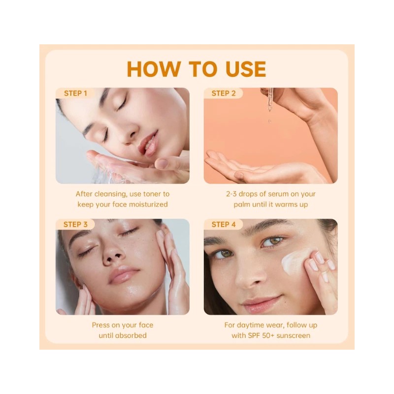 VGO Vitamin C Vitamin E Facial Serum, 30ml / 1.01oz