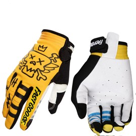 Guantes de carreras, guantes de ciclismo para motocicleta, bicicleta de dedo completo, deportes al aire ltima intervensin para hombres, mujeres y...  