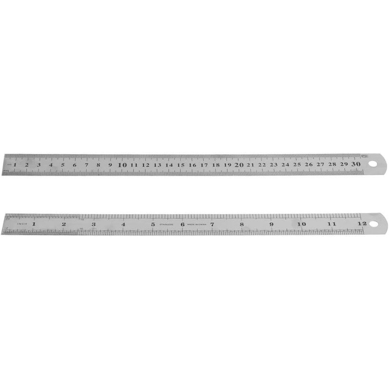 30 cm de acero inoxidable con bolsillo de 30 cm,